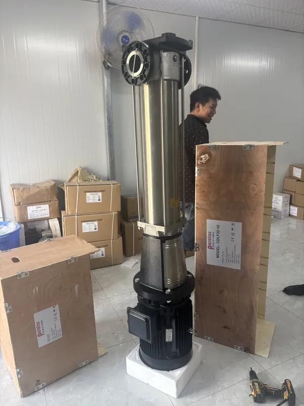 Bơm trục đứng Perotac cho hệ tưới trang trại miền Nam